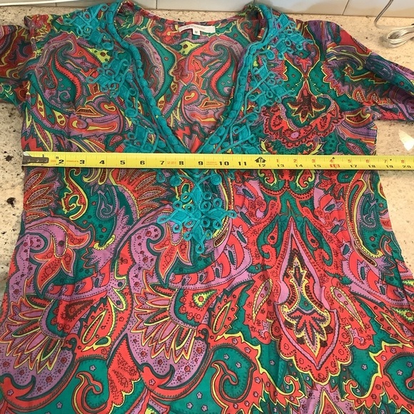 OndadeMar Colorful Swim Coverup with Embroidery - Picture 5 of 7